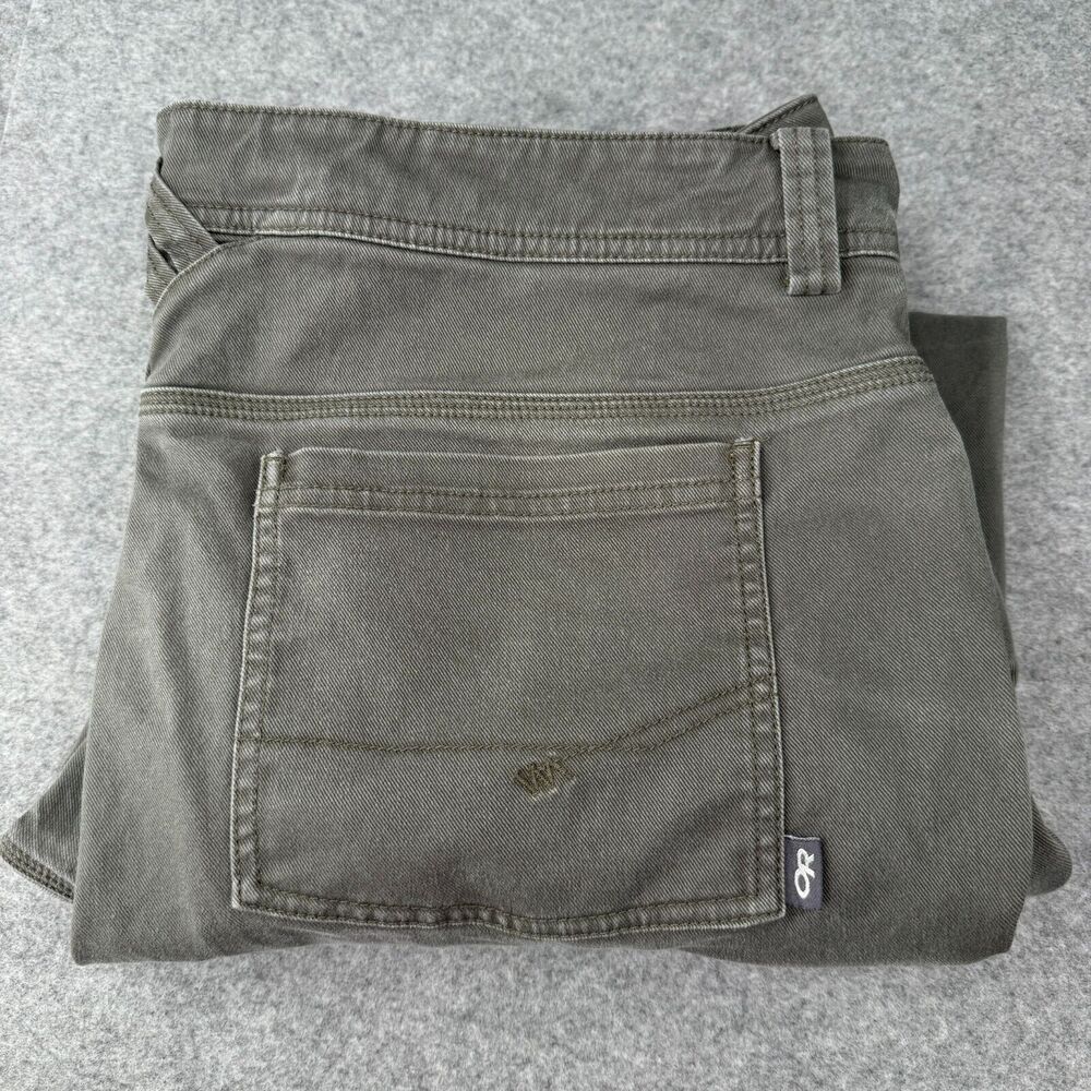 Outdoor Research Performance Pants Men's‎ 38 Green Goldbar Canvas Outdoor Hiking